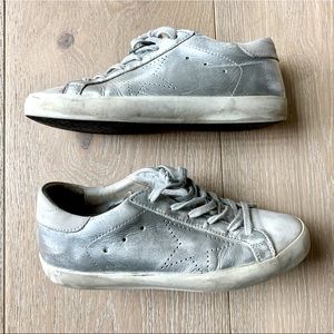 Golden Goose - Superstar low top sneakers Silver
